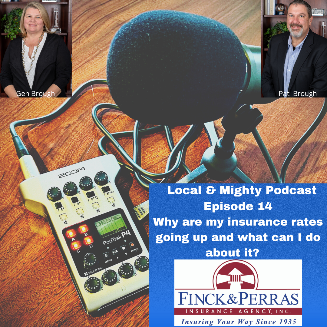 the podcast for finck and perras logo